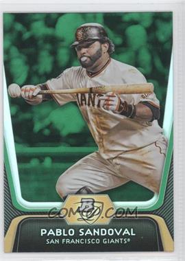 2012 Bowman Platinum - [Base] - Green #77 - Pablo Sandoval