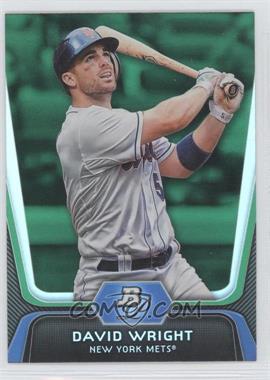 2012 Bowman Platinum - [Base] - Green #90 - David Wright