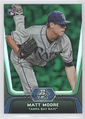 2012 Bowman Platinum - [Base] - Green #99 - Matt Moore