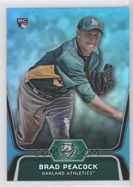 2012 Bowman Platinum - [Base] - National Convention Wrapper Redemption Platinum Blue #60 - Brad Peacock /499