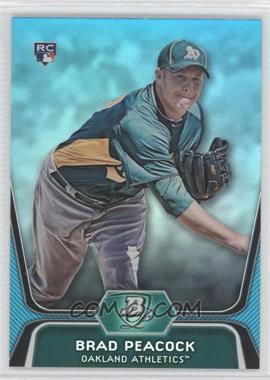 2012 Bowman Platinum - [Base] - National Convention Wrapper Redemption Platinum Blue #60 - Brad Peacock /499