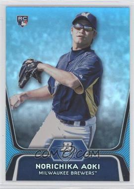 2012 Bowman Platinum - [Base] - National Convention Wrapper Redemption Platinum Blue #81.2 - Norichika Aoki /499