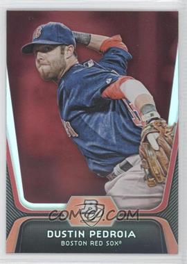 2012 Bowman Platinum - [Base] - Red #19 - Dustin Pedroia