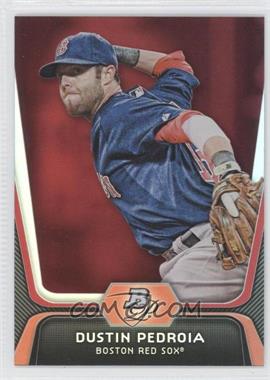 2012 Bowman Platinum - [Base] - Red #19 - Dustin Pedroia