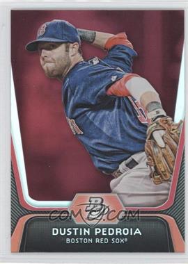 2012 Bowman Platinum - [Base] - Red #19 - Dustin Pedroia