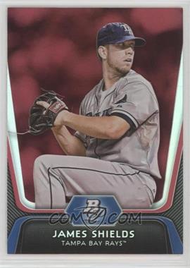 2012 Bowman Platinum - [Base] - Red #26 - James Shields [Noted]