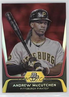 2012 Bowman Platinum - [Base] - Red #46 - Andrew McCutchen