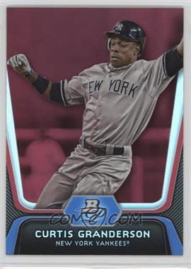 2012 Bowman Platinum - [Base] - Red #72 - Curtis Granderson