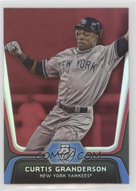 2012 Bowman Platinum - [Base] - Red #72 - Curtis Granderson