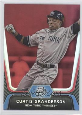 2012 Bowman Platinum - [Base] - Red #72 - Curtis Granderson