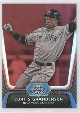 2012 Bowman Platinum - [Base] - Red #72 - Curtis Granderson