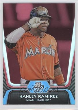 2012 Bowman Platinum - [Base] - Red #89 - Hanley Ramirez