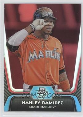 2012 Bowman Platinum - [Base] - Red #89 - Hanley Ramirez