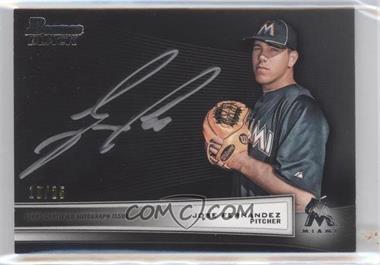 2012 Bowman Platinum - Bowman Black Collection Autographs #BBC-JF - Jose Fernandez /25