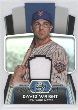 2012 Bowman Platinum - Cutting Edge Stars Die-Cut - Relics #CES-DW - David Wright /50