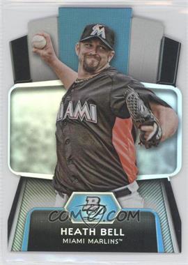 2012 Bowman Platinum - Cutting Edge Stars Die-Cut #CES-HB - Heath Bell