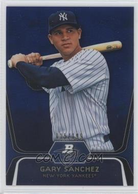 2012 Bowman Platinum - Prospects - Blue Refractor #BPP38 - Gary Sanchez /199