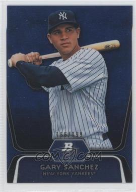 2012 Bowman Platinum - Prospects - Blue Refractor #BPP38 - Gary Sanchez /199