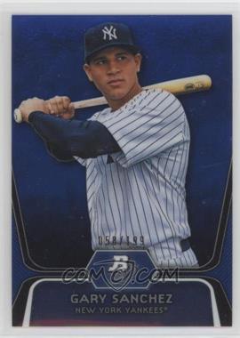 2012 Bowman Platinum - Prospects - Blue Refractor #BPP38 - Gary Sanchez /199