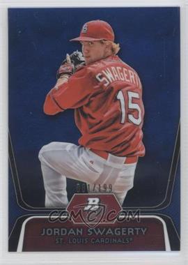 2012 Bowman Platinum - Prospects - Blue Refractor #BPP98 - Jordan Swaggerty /199