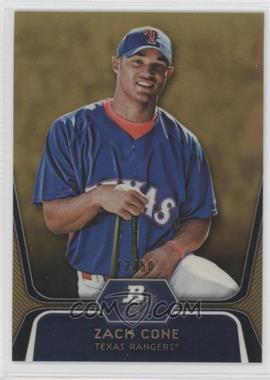 2012 Bowman Platinum - Prospects - Gold Refractor #BPP71 - Zach Cone /50