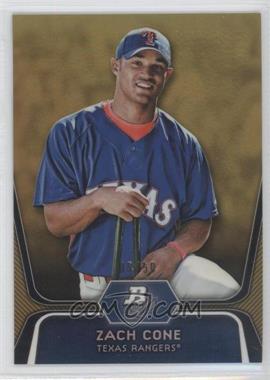 2012 Bowman Platinum - Prospects - Gold Refractor #BPP71 - Zach Cone /50