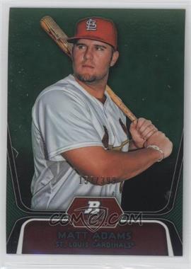 2012 Bowman Platinum - Prospects - Green Refractor #BPP1 - Matt Adams /399