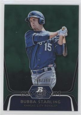 2012 Bowman Platinum - Prospects - Green Refractor #BPP100 - Bubba Starling /399