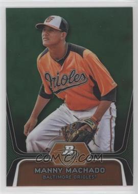 2012 Bowman Platinum - Prospects - Green Refractor #BPP23 - Manny Machado /399