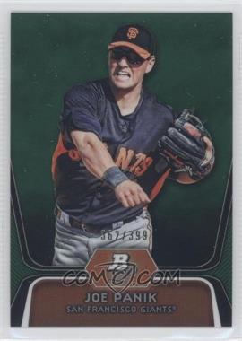 2012 Bowman Platinum - Prospects - Green Refractor #BPP32 - Joe Panik /399