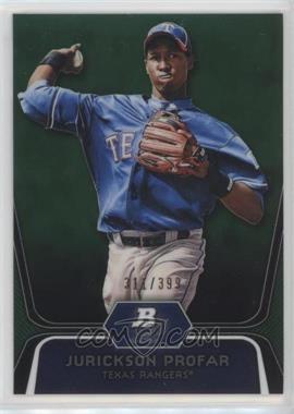 2012 Bowman Platinum - Prospects - Green Refractor #BPP35 - Jurickson Profar /399