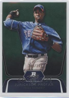 2012 Bowman Platinum - Prospects - Green Refractor #BPP35 - Jurickson Profar /399