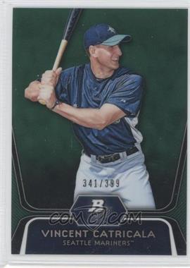 2012 Bowman Platinum - Prospects - Green Refractor #BPP59 - Vinnie Catricala /399