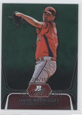 2012 Bowman Platinum - Prospects - Green Refractor #BPP77 - Julio Rodriguez /399