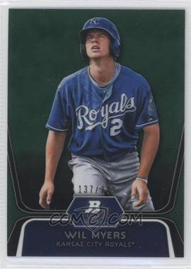 2012 Bowman Platinum - Prospects - Green Refractor #BPP80 - Wil Myers /399