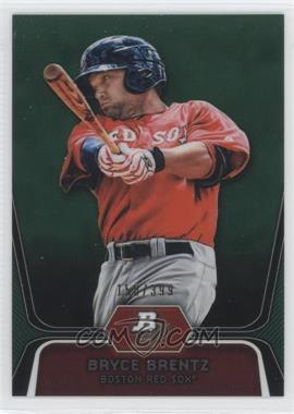 2012 Bowman Platinum - Prospects - Green Refractor #BPP92 - Bryce Brentz /399