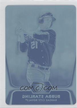 2012 Bowman Platinum - Prospects - Printing Plate Cyan #BPP100 - Bubba Starling /1