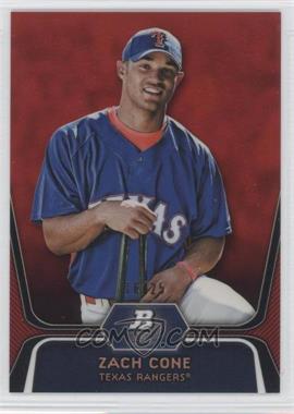 2012 Bowman Platinum - Prospects - Red Refractor #BPP71 - Zach Cone /25