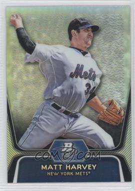 2012 Bowman Platinum - Prospects - Refractor #BPP18 - Matt Harvey