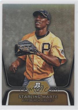 2012 Bowman Platinum - Prospects - Refractor #BPP24 - Starling Marte