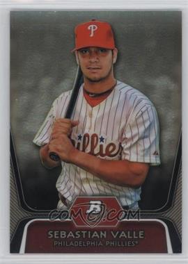 2012 Bowman Platinum - Prospects - Refractor #BPP99 - Sebastian Valle