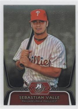 2012 Bowman Platinum - Prospects - Refractor #BPP99 - Sebastian Valle