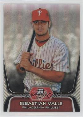 2012 Bowman Platinum - Prospects - Refractor #BPP99 - Sebastian Valle