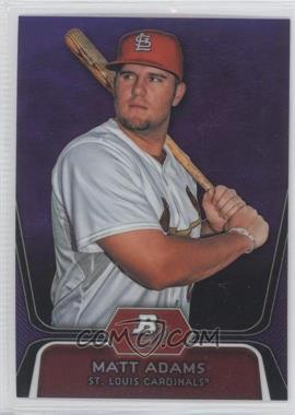 2012 Bowman Platinum - Prospects - Retail Purple Refractor #BPP1 - Matt Adams