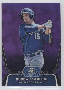 2012 Bowman Platinum - Prospects - Retail Purple Refractor #BPP100 - Bubba Starling