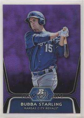 2012 Bowman Platinum - Prospects - Retail Purple Refractor #BPP100 - Bubba Starling [EX to NM]