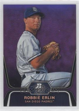 2012 Bowman Platinum - Prospects - Retail Purple Refractor #BPP11 - Robbie Erlin