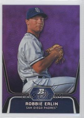 2012 Bowman Platinum - Prospects - Retail Purple Refractor #BPP11 - Robbie Erlin