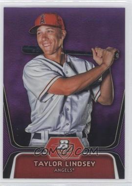 2012 Bowman Platinum - Prospects - Retail Purple Refractor #BPP21 - Taylor Lindsey