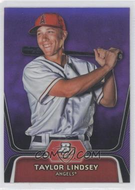 2012 Bowman Platinum - Prospects - Retail Purple Refractor #BPP21 - Taylor Lindsey